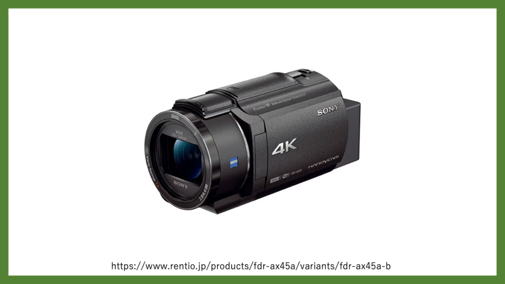 Sony 4K ビデオカメラ ハンディカム FDR-AX40 バッテリーと充電器付き